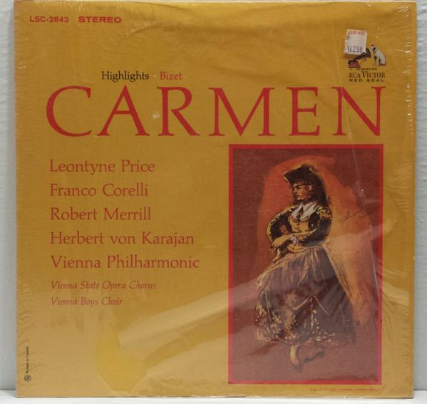 Georges Bizet - Carmen (Highlights) (LP, Album) (Mint (M)) - Image 2