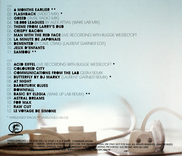 Laurent Garnier - Retrospective (2xCD, Comp, Promo) (Mint (M)) - Image 2