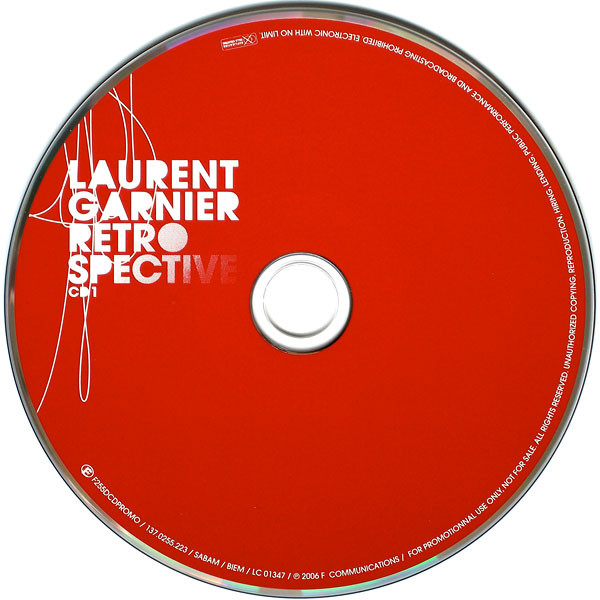 Laurent Garnier - Retrospective (2xCD, Comp, Promo) (Mint (M)) - Image 3