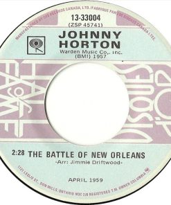 Alternative view of Johnny Horton - North To Alaska / The Battle Of New Orleans (7", Single, RE) (Very Good Plus (VG+))