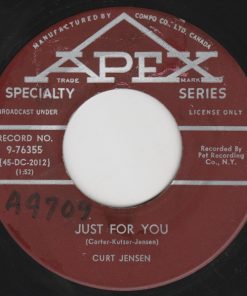 Curt Jensen - Just For You / If I Only Knew (7") (Very Good Plus (VG+))