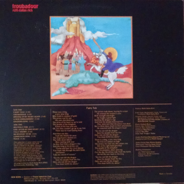 Ruth Dallas Rich - Troubadour (LP) (Mint (M)) - Image 2