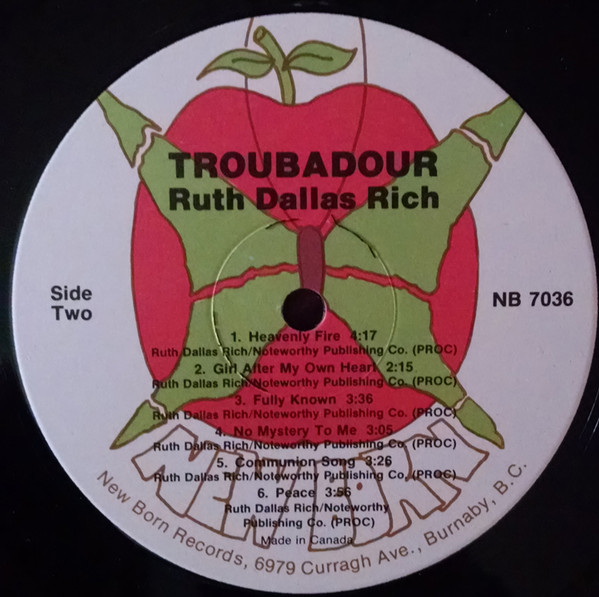 Ruth Dallas Rich - Troubadour (LP) (Mint (M)) - Image 4