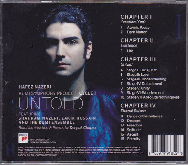 Hafez Nazeri - Rumi Symphony Project - Cycle I - Untold (CD, Album) (Mint (M)) - Image 2