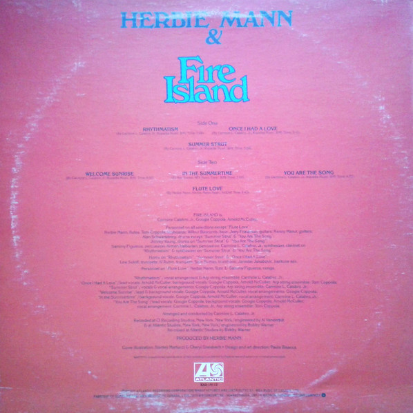 Herbie Mann & Fire Island (2) - Herbie Mann & Fire Island (LP, Album) (Mint (M)) - Image 2