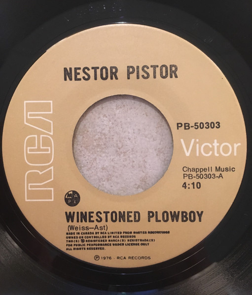 Nestor Pistor - Winestoned Plowboy / 10 Days After Christmas (7", Single) (Near Mint (NM or M-))