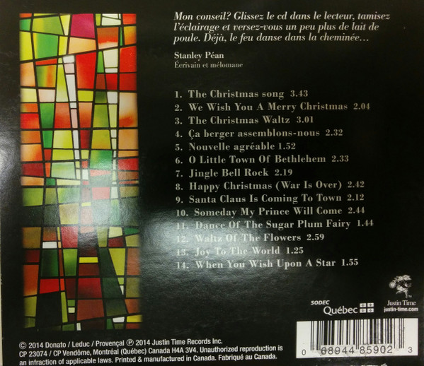 Michel Donato, Pierre Leduc, Richard Provençal - Noel En Harmonie Vol. 2 (CD, Album) (Mint (M)) - Image 4