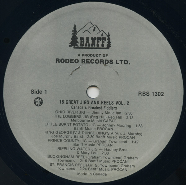 Various - 16 Great Jigs And Reels Vol.2 By Canada's Top Fiddlers (LP, Comp, Gre) (Mint (M)) - Image 3