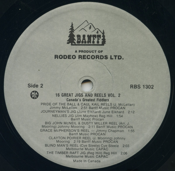 Various - 16 Great Jigs And Reels Vol.2 By Canada's Top Fiddlers (LP, Comp, Gre) (Mint (M)) - Image 4