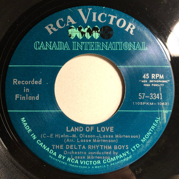 The Delta Rhythm Boys - Sixteen Tons (7") (Near Mint (NM or M-)) - Image 2