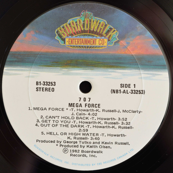 707 - Mega Force (LP, Album) (Mint (M)) - Image 3