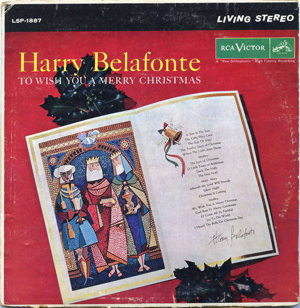 Harry Belafonte - To Wish You A Merry Christmas (LP, Album) (Mint (M))