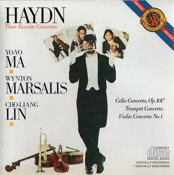 Joseph Haydn / Yo-Yo Ma ■ Wynton Marsalis ■ Cho-Liang Lin - Three Favorite Concertos (CD, Comp, RE) (Near Mint (NM or M-)) - Image 3