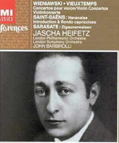 Henryk Wieniawski · Henri Vieuxtemps · Camille Saint-Saëns · Pablo de Sarasate, Jascha Heifetz, London Philharmonic Orchestra, London Symphony Orchestra, Sir John Barbirolli - Concertos Pour Violon/ Violin Concertos/ Violinkonzerte - Havanaise - Introduction & Rondo Capriccioso - Zigeunerweisen (CD, Comp, Mono, RM) (Near Mint (NM or M-))