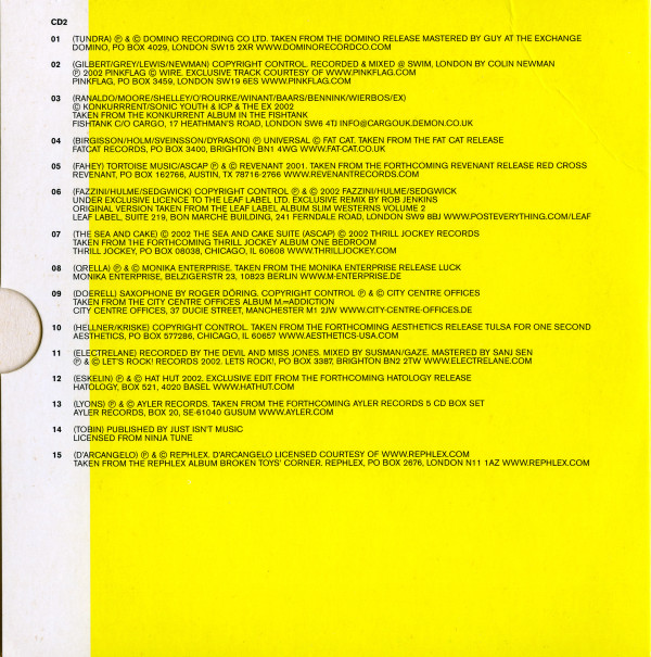 Various - The Wire Tapper 09 (2xCD, Comp, S/Edition) (Near Mint (NM or M-)) - Image 3