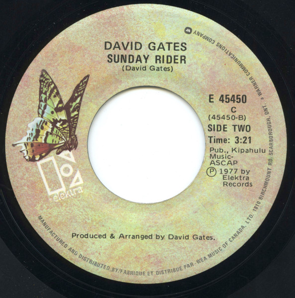 David Gates - Goodbye Girl (7", Single) (Near Mint (NM or M-)) - Image 2