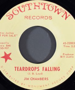 Jim Chambers - Teardrops Falling (7", Single, Promo) (Very Good (VG))