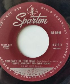 Alternative view of Steve & Eydie - Sentimental Me / You Can't Be True Dear (7") (Very Good Plus (VG+))