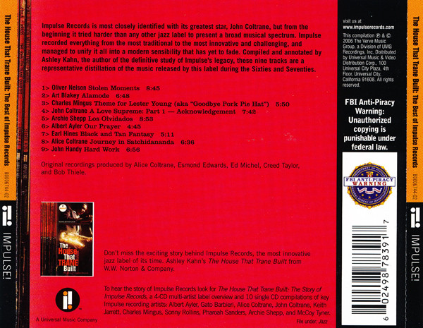 Various - The House That Trane Built: The Best Of Impulse Records (CD, Comp) (Near Mint (NM or M-)) - Image 2