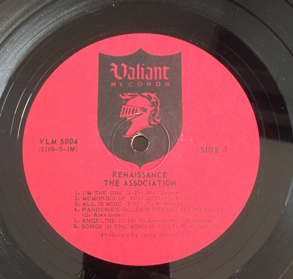 The Association (2) - Renaissance (LP, Album, Mono) (Mint (M)) - Image 2