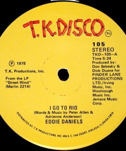 Eddie Daniels - I Go To Rio / One Night With You (12") (Mint (M))