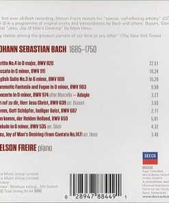 Alternative view of Johann Sebastian Bach, Nelson Freire - Bach (CD, Album) (Near Mint (NM or M-))