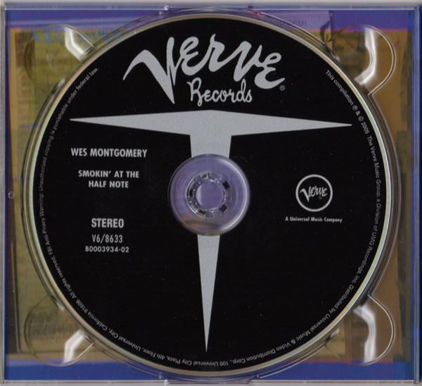 Wynton Kelly Trio / Wes Montgomery - Smokin' At The Half Note (CD, Album, RE, Dig) (Near Mint (NM or M-)) - Image 3