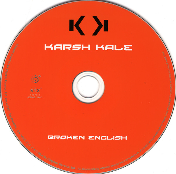 Karsh Kale - Broken English (CD, Album, Dig) (Near Mint (NM or M-)) - Image 3