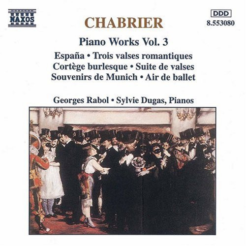 Emmanuel Chabrier, Georges Rabol, Sylvie Dugas - Piano Works Vol. 3 (CD) (Near Mint (NM or M-))