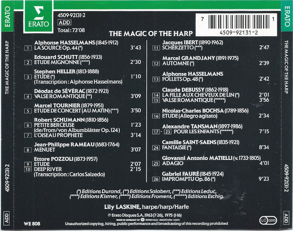 Lily Laskine - The Magic Of The Harp (CD, Comp) (Near Mint (NM or M-)) - Image 3