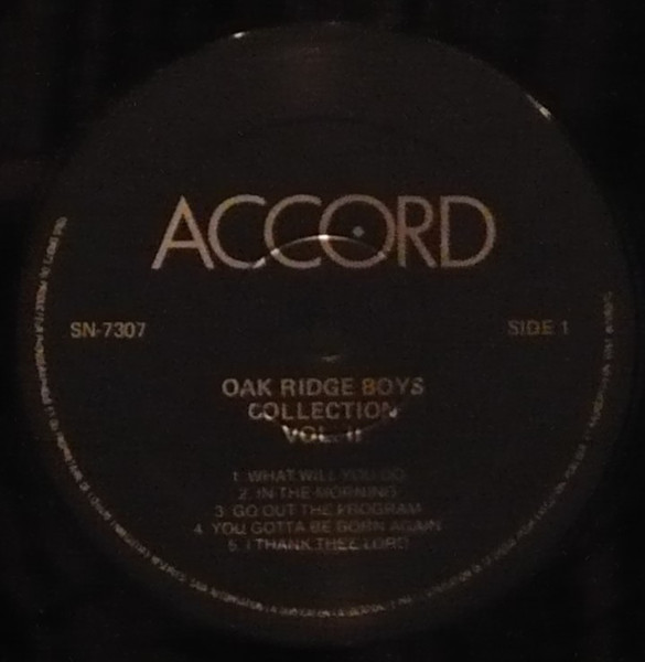 The Oak Ridge Boys - Oak Ridge Boys Collection Vol. 2 (LP, Comp) (Mint (M)) - Image 2