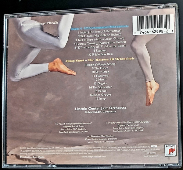 Wynton Marsalis - Jump Start And Jazz, Two Ballets By Wynton Marsalis (CD, Album) (Near Mint (NM or M-)) - Image 3