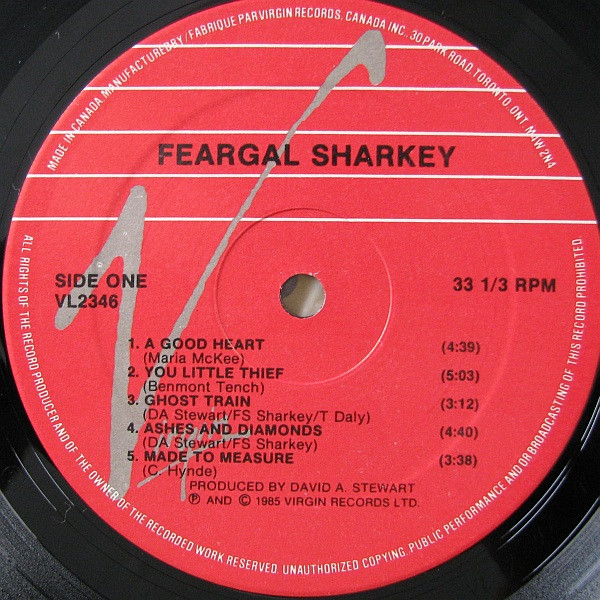 Feargal Sharkey - Feargal Sharkey (LP, Album) (Mint (M)) - Image 3