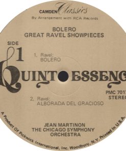 Maurice Ravel, Jean Martinon, Chicago Symphony Orchestra, Morton Gould And His Orchestra - Bolero (Great Ravel Showpieces) (LP, Comp) (Mint (M)) - Image 3
