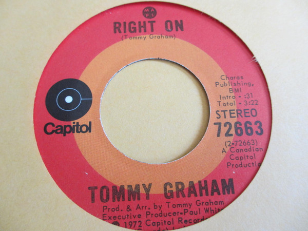 Tommy Graham - After The Gold Rush (7", Single) (Very Good Plus (VG+)) - Image 2