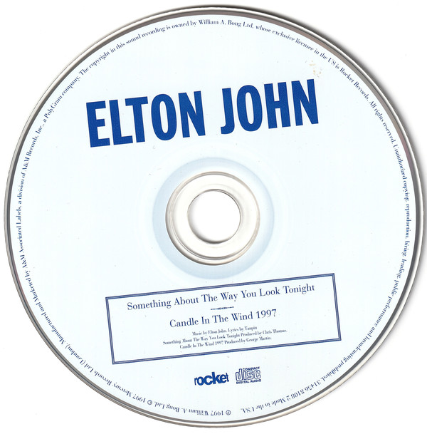 Elton John - Something About The Way You Look Tonight / Candle In The Wind 1997 (CD, Single) (Near Mint (NM or M-)) - Image 3