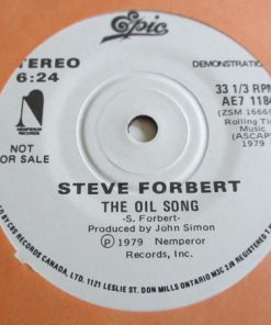 Steve Forbert - The Oil Song (7", Promo) (Near Mint (NM or M-))