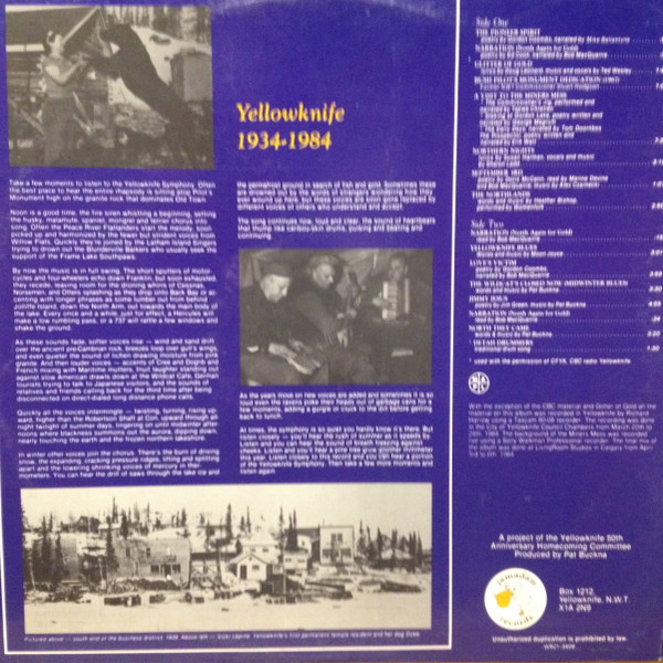 Various - The Yellowknife Album (LP, Album) (Mint (M)) - Image 2
