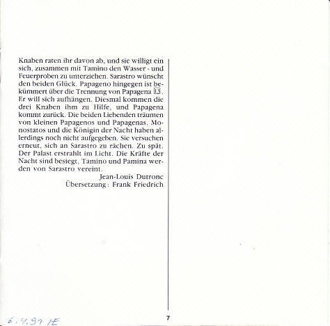 Wolfgang Amadeus Mozart - Gundula Janowitz ‧ Nicolai Gedda ‧ Lucia Popp ‧ Walter Berry ‧ Gottlob Frick ‧ Philharmonia Orchestra And Philharmonia Chorus, Otto Klemperer - Die Zauberflöte (Querschnitt) (CD, Album, RE, RM) (Near Mint (NM or M-)) - Image 5