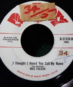 Alternative view of Max Falcon (2) - Money Back Guarantee / I Thought I Heard You Call My Name (7", Single) (Very Good Plus (VG+))