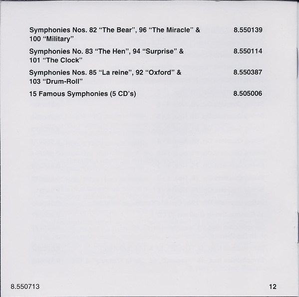 Joseph Haydn, Hae-won Chang, Camerata Cassovia, Robert Stankovsky - Piano Concertos (Nos. 4, 7, 9 And 11) (CD, Album) (Near Mint (NM or M-)) - Image 4