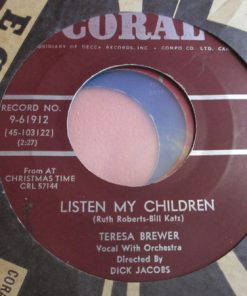 Teresa Brewer - Listen My Children (7", Single) (Very Good Plus (VG+))