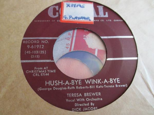 Teresa Brewer - Listen My Children (7", Single) (Very Good Plus (VG+)) - Image 2