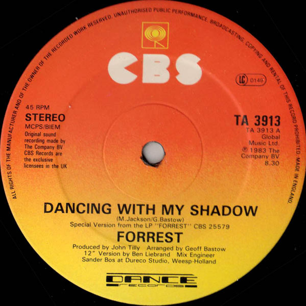Forrest - Dancing With My Shadow (Extended Version) (12") (Mint (M)) - Image 3
