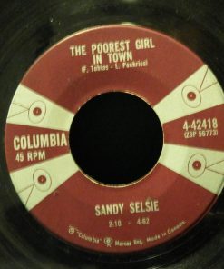 Sandy Selsie - The Poorest Girl In Town (7", Single) (Very Good Plus (VG+))