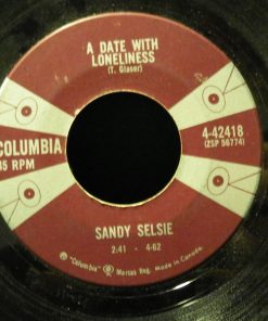 Alternative view of Sandy Selsie - The Poorest Girl In Town (7", Single) (Very Good Plus (VG+))