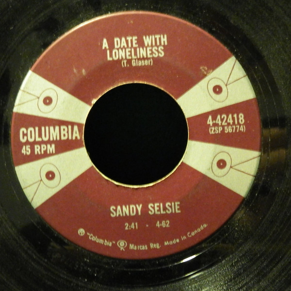 Sandy Selsie - The Poorest Girl In Town (7", Single) (Very Good Plus (VG+)) - Image 2