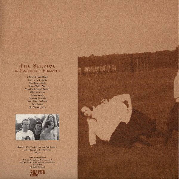 The Service (2) - In Nonsense Is Strength (LP, Album) (Mint (M)) - Image 2