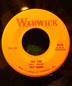 Alternative view of Matt Monro - My Kind Of Girl / This Time (7", Single) (Very Good Plus (VG+))