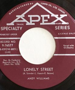 Andy Williams - Lonely Street (7", Single) (Near Mint (NM or M-))